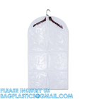 Clear Zippered Hanging Garment Covers Bags Suit Protector Cover Dress Bags Storage Bags For Clothes