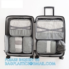 Portable Set Packing Cubes Luggage Travel Organizer Storage For Travel With Shoe Bag And Toiletry Bag