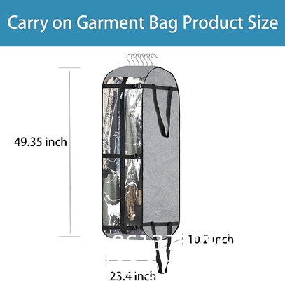 Garment Bags For Hanging Clothes, Suit Bag, Carry On Garment Bag, Moving Bags, Suit Travel Cover For Men