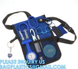 Side Fanny Bag Nursing Pocket Organizer Belt Nursing Accessories Pouch Waist Pack, Pill Bottle Organizer