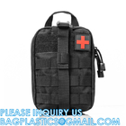 Outdoor Utility Bags, Camping Hiking Empty Tactical Molle Medical First Aid Kit Waist Pouch Bag for Storage