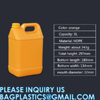 1L 2L 2.5L 3L 4L 5L 6L 10L Plastic Barrel Jerry Can For Oil Chemical Water Storage Chemical Jug Container