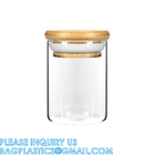 Plastic Glass Test Tubes with Cork Stoppers, Liquid Sample Vial, Leak-Proof, Jars Tube Containers With Wood Lid