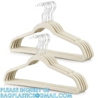 Velvet Hanger 50 Pack Space Save Non-Slip Padded Rose Gold Hook Flocked White And Black Velvet Clothes Hangers
