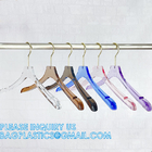 Boutique Plastic Hanger OEM Brand Fashion Adult Coat Garment Display Plastic Gold Hangers