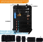 Universal Tactical Seat ​Back Organizer Vehicle Molle Panel Organizer Storage Bag With Detachable Molle Pouch