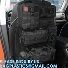Universal Tactical Seat ​Back Organizer Vehicle Molle Panel Organizer Storage Bag With Detachable Molle Pouch