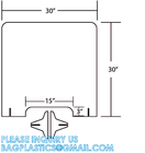 Portable Acrylic Sneeze Guard Shield Divider Perspex Screens Barrier Plastic Shield Counter, Social Distancing