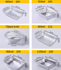Disposable Food Packaging Disposable Tin Foil Dishes Catering Aluminium Foil Container Foil Tray With Plastic Lid