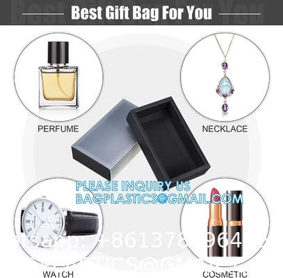 Rectangle Drawer Kraft Boxes Small Cardboard Present Packaging Boxes For Party Favor Treats, Candy And Jewelry Crafts