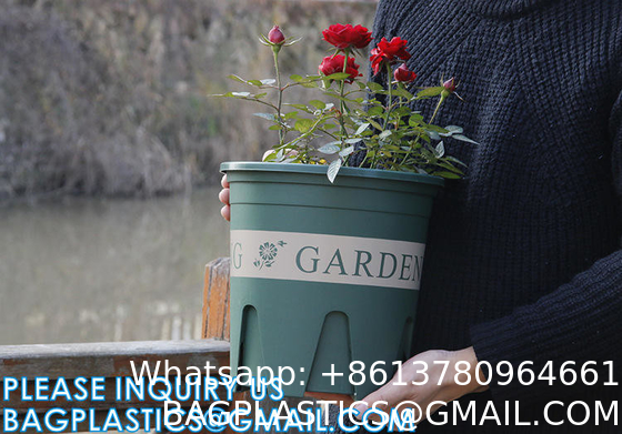 Planters for Indoor Plants, Planters with Drainage Hole and Tray, Flower Pots Indoor Plant Pots for Patio Garden