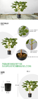 1.3m Potted Oak Tree Bonsai Faux House Plants For Home Decor Artificial Rubber Ficus Greenery Home Sets