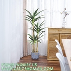 Artificial Tree 4.7Ft Faux Agave Plant with 3 Heads in Plastic Pot Fake Tree for Home Decor Indoor or Outdoor Office