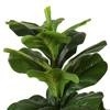 Artificial Fiddle Leaf Fig Tree/Faux Ficus Lyrata for Home Office Decoration, Ships in Silvery Gray Planter