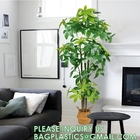 Artificial Trees Tall Faux Money Tree Big Fake Floor Plants Silk Trees Indoor Pachira Aquatica with 31 Branches