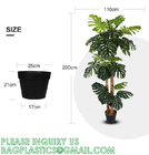 Artificial Monstera Deliciosa Plant, 5ft Potted Faux Tree with 15 Verdant Fake Leaves, Swiss Cheese Plant for Home