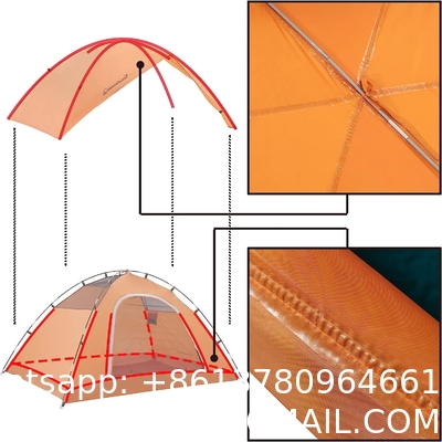 Camping Tent for 2 Person, 4 Person, 6 Person - Waterproof Two Person Tents for Camping, Easy Up Tent for Family