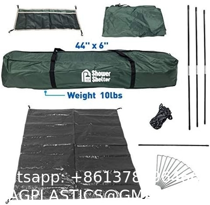 Shower Shelter – Giant Portable Outdoor Pop UP Camping Shower Tent Enclosure – Changing Room – 2 Rooms – Instant
