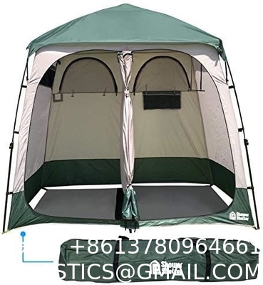 Shower Shelter – Giant Portable Outdoor Pop UP Camping Shower Tent Enclosure – Changing Room – 2 Rooms – Instant