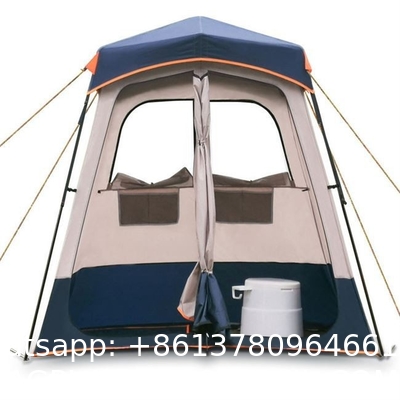 Shower Shelter – Giant Portable Outdoor Pop UP Camping Shower Tent Enclosure – Changing Room – 2 Rooms – Instant