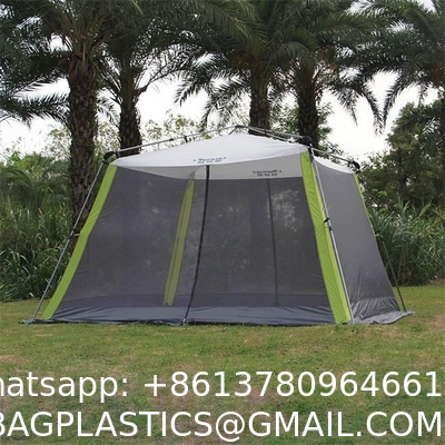 210d Oxford Easy Pop Up Canopy, Outdoor Screen Tent with Mesh Mosquito Netting Side Walls for Camping Picnic Party