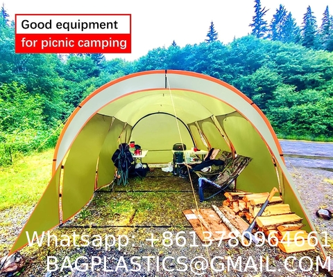 Waterproof Car Awning Sun Shelter, Portable Auto Canopy Camper Trailer Sun Shade for Camping, SUV, Outdoor, Beach Army