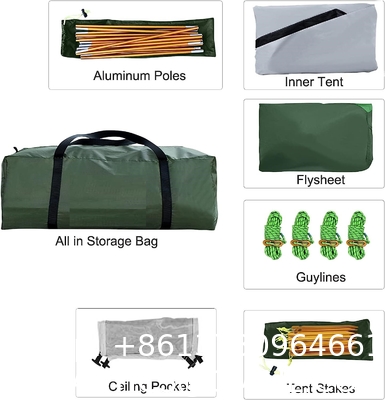 Tents for Camping Waterproof Lightweight Easy Set Up 4 Season Winter Family Tent for Camp Backpacking Hiking Outdoor