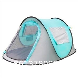 Pop Up Beach Tent, Portable Outdoor Beach Shade Tent, UPF 50+ Baby Beach Shelter, Easy Setup Windproof Waterproof