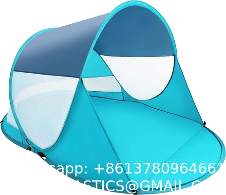 Pop Up Beach Tent, Portable Outdoor Beach Shade Tent, UPF 50+ Baby Beach Shelter, Easy Setup Windproof Waterproof