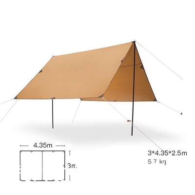 Outdoor Camping Beach Sunshade Sky Tent, Beach Canopy Tent Sun Shade, Gradient Beach Canopy, Stability Upgraded tent