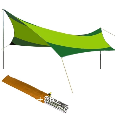 Outdoor Camping Beach Sunshade Sky Tent, Beach Canopy Tent Sun Shade, Gradient Beach Canopy, Stability Upgraded tent