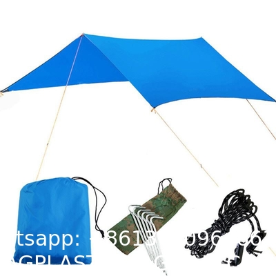 Outdoor Camping Beach Sunshade Sky Tent, Beach Canopy Tent Sun Shade, Gradient Beach Canopy, Stability Upgraded tent