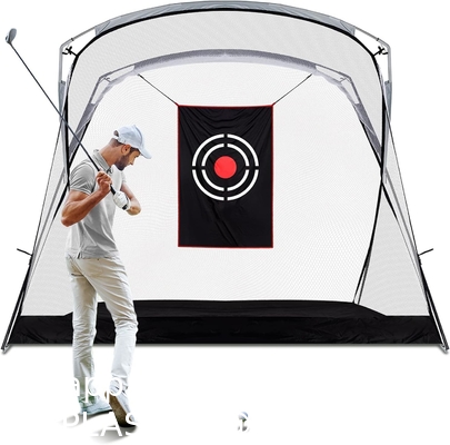 Golf Hitting Cage Practice Aid For Outdoor, Golf Practice Net, Hitting Aids Nets, Portable Golf Impact Nets Cages