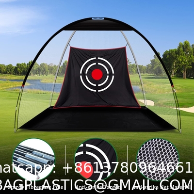 Golf Hitting Cage Practice Aid For Outdoor, Golf Practice Net, Hitting Aids Nets, Portable Golf Impact Nets Cages