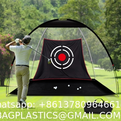 Golf Hitting Cage Practice Aid For Outdoor, Golf Practice Net, Hitting Aids Nets, Portable Golf Impact Nets Cages
