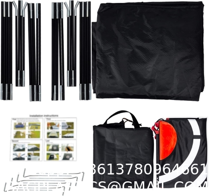 Golf Hitting Cage Practice Aid For Outdoor, Golf Practice Net, Hitting Aids Nets, Portable Golf Impact Nets Cages