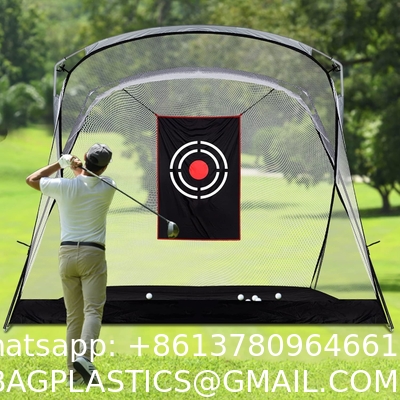 Golf Hitting Cage Practice Aid For Outdoor, Golf Practice Net, Hitting Aids Nets, Portable Golf Impact Nets Cages