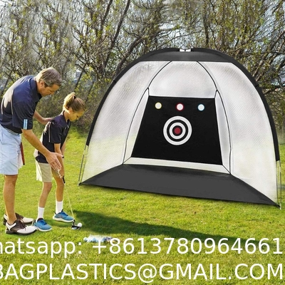 Golf Hitting Cage Practice Aid For Outdoor, Golf Practice Net, Hitting Aids Nets, Portable Golf Impact Nets Cages