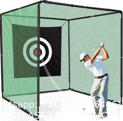 Golf Hitting Cage Practice Aid For Outdoor, Golf Practice Net, Hitting Aids Nets, Portable Golf Impact Nets Cages