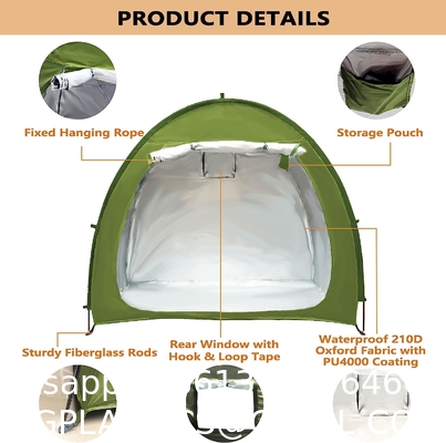 Outdoor Bicycle Storage Room Tent, Bike Cover Storage Outdoor Portable Bicycle Tent, Storage Tent for Home Garden