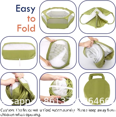 Tent Outdoor, Pet Enclosure Tent Suitable for Cats and Small Animals, Indoor Playpen Portable Exercise Tent with Car