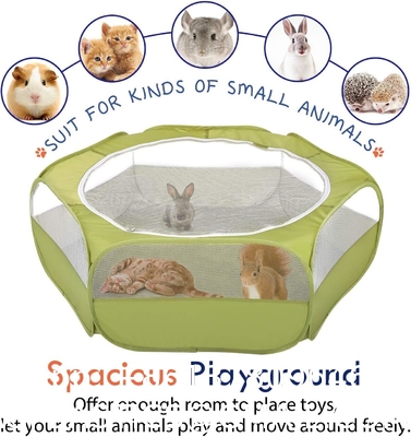 Tent Outdoor, Pet Enclosure Tent Suitable for Cats and Small Animals, Indoor Playpen Portable Exercise Tent with Car
