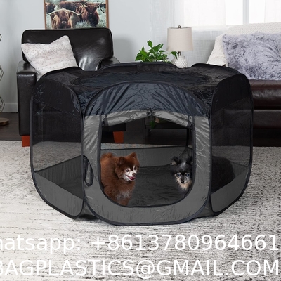 Tent Outdoor, Pet Enclosure Tent Suitable for Cats and Small Animals, Indoor Playpen Portable Exercise Tent with Car