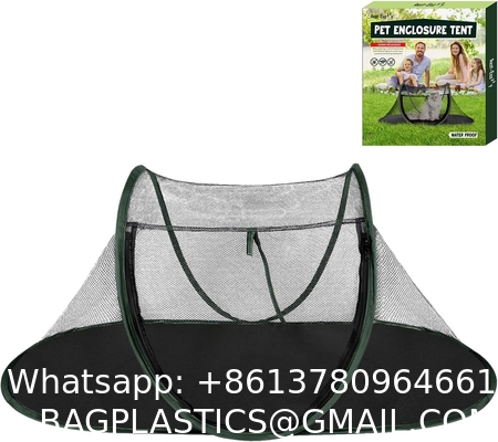 Tent Outdoor, Pet Enclosure Tent Suitable for Cats and Small Animals, Indoor Playpen Portable Exercise Tent with Car