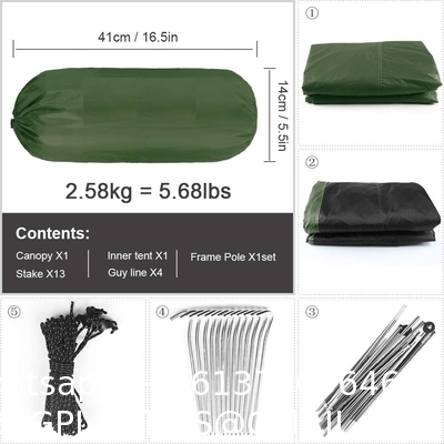 Hiking Camping Tent, Tent Suitable for Outdoor, Hiking, Glamping, Outdoor Products Backpacking Tents,