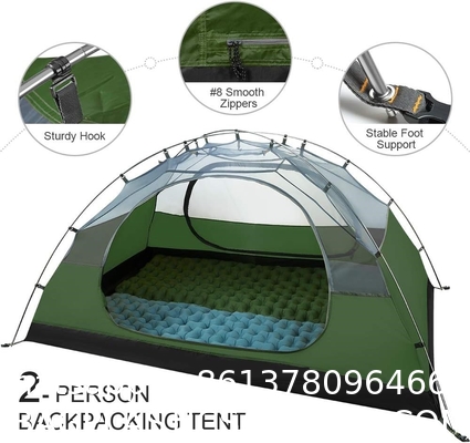 Hiking Camping Tent, Tent Suitable for Outdoor, Hiking, Glamping, Outdoor Products Backpacking Tents,