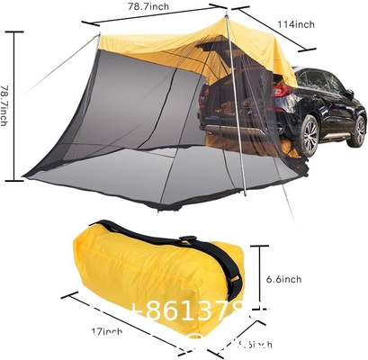 SUV Car Tent, Tailgate Shade Awning Tent for Camping, Vehicle SUV Tent Car Camping Tents for Outdoor Travel