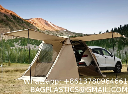 SUV Car Tent, Tailgate Shade Awning Tent for Camping, Vehicle SUV Tent Car Camping Tents for Outdoor Travel