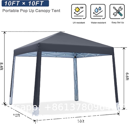 Show Canopy Tent, Stable Pop up Outdoor Canopy Tent, Gazebo Tent with Mosquito Netting Outdoor Canopy Shelter