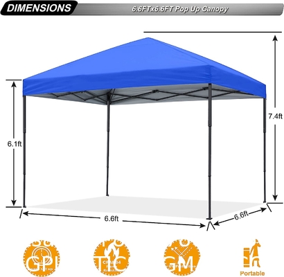 Show Canopy Tent, Stable Pop up Outdoor Canopy Tent, Gazebo Tent with Mosquito Netting Outdoor Canopy Shelter